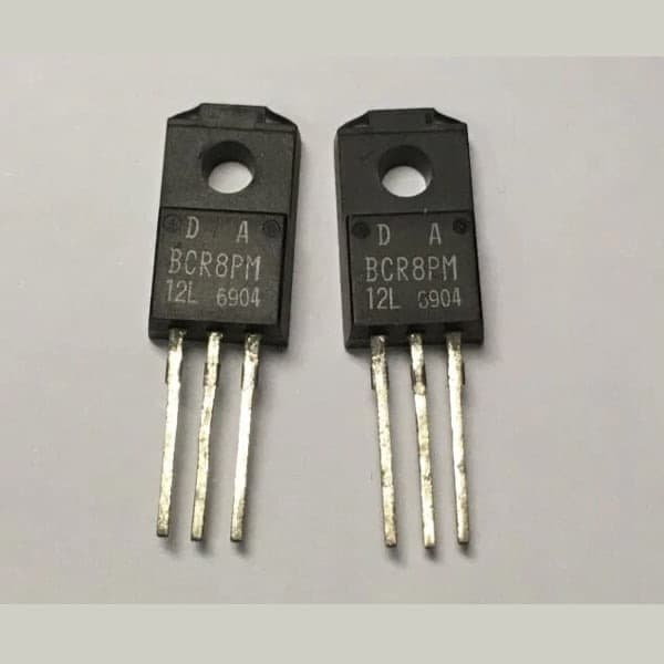 Transistores electrónicos de una empresa de componentes