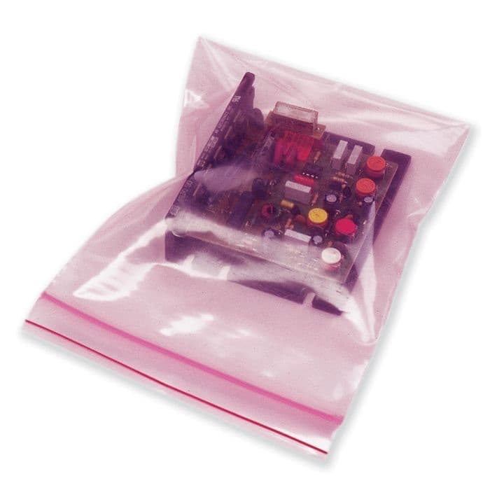 Bolsa ESD de PREMCO protegiendo un dispositivo electrónico
