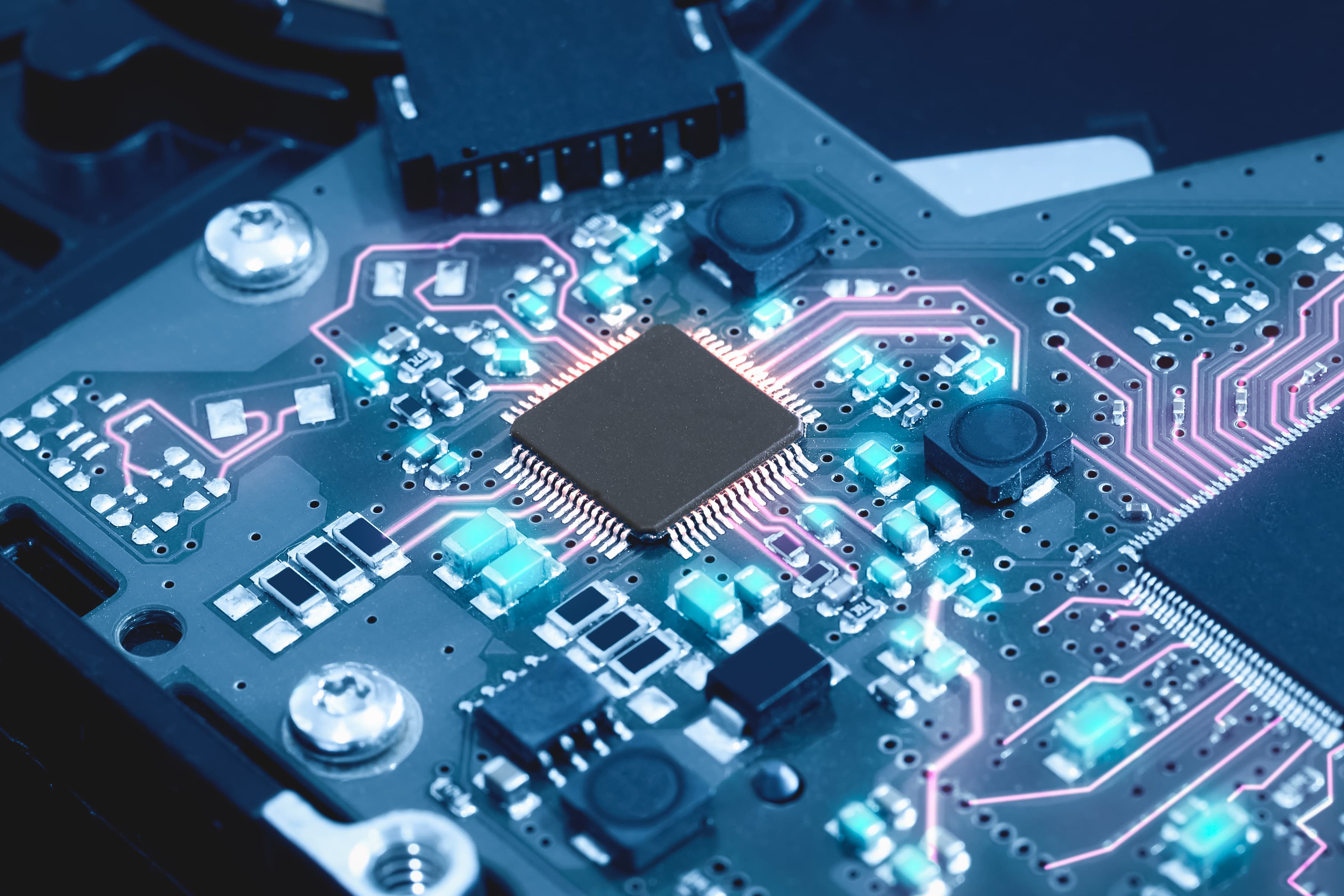 Circuitos electrónicos funcionando de forma correcta