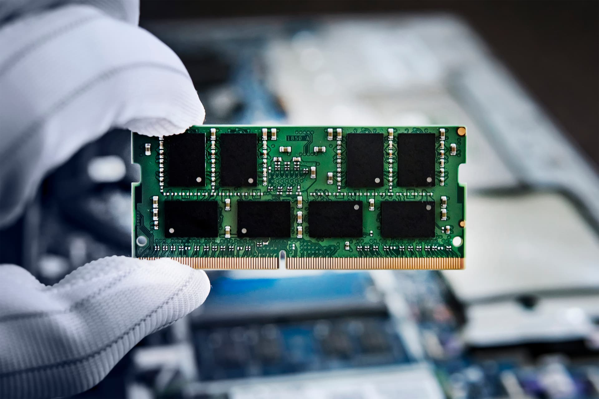 Memoria electrónica sensible a la electrostática